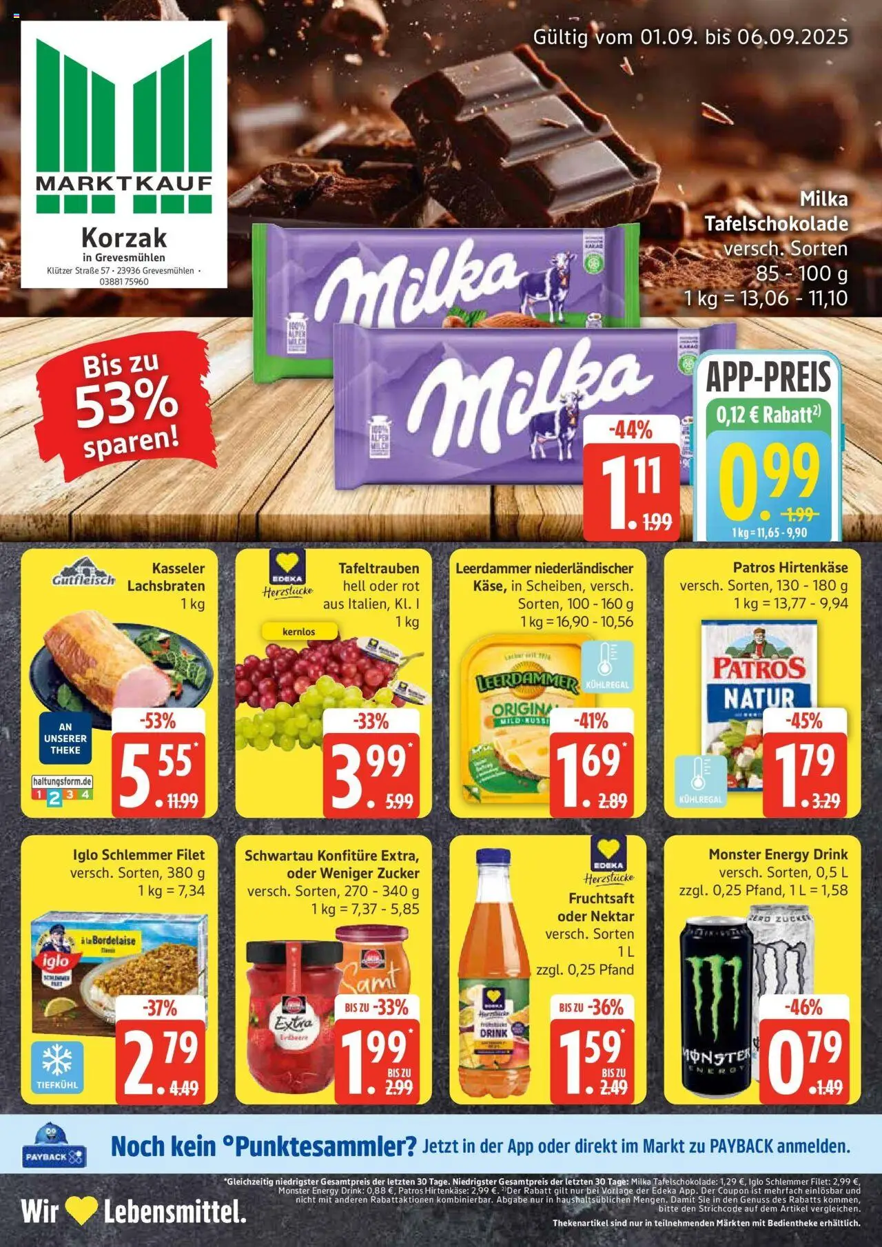 MARKTKAUF Prospekt ab Montag 01.09.2025 > Marktkauf: Wochenangebote