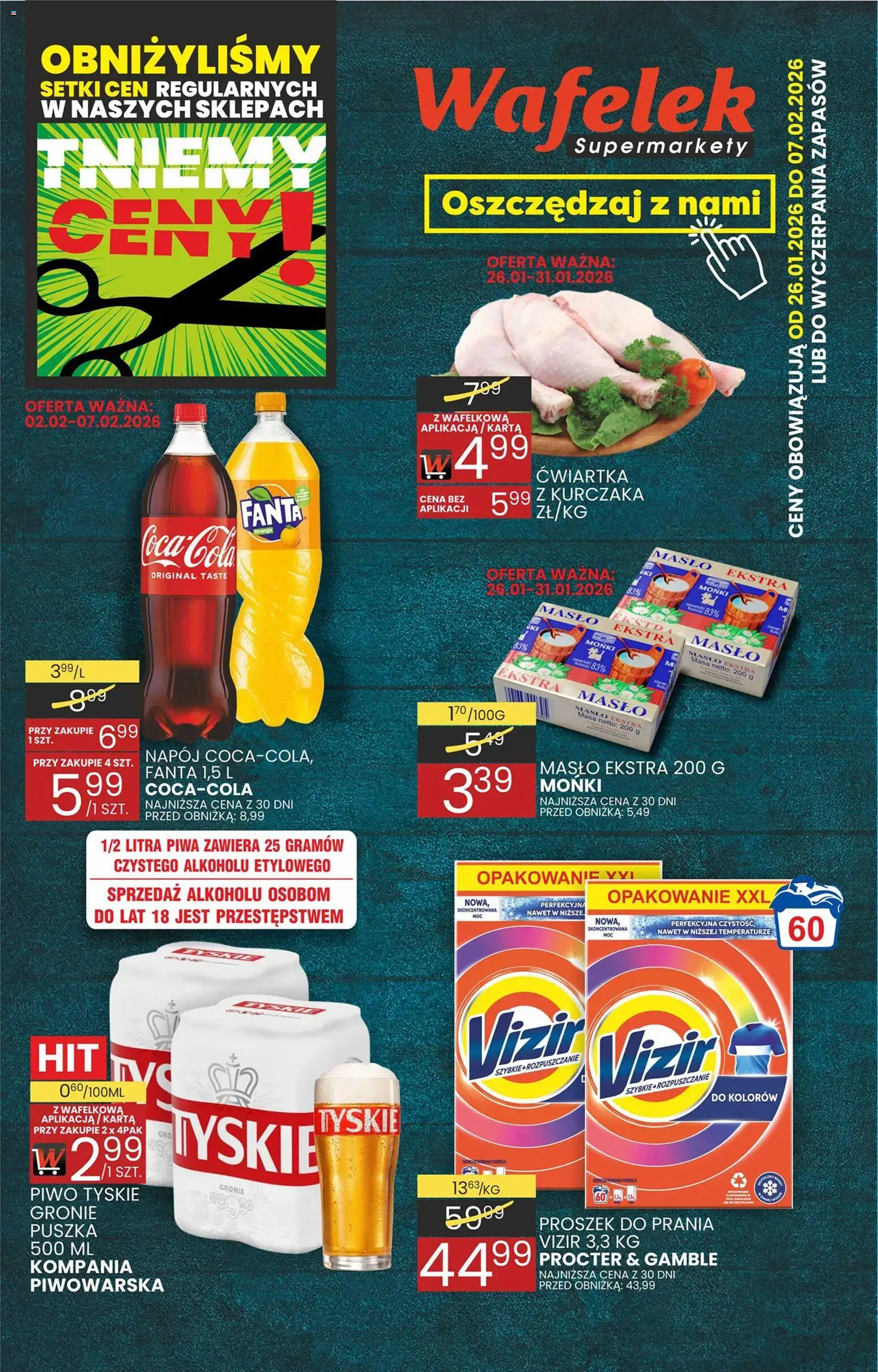 Pogląd gazetki "Gazetka" ze sklepu Wafelek ważnej od 26.01.2026