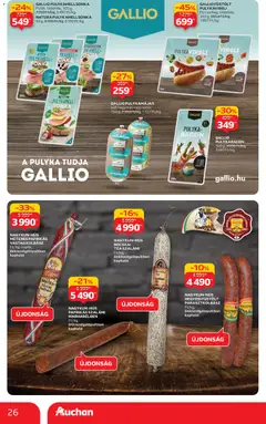 Auchan - Akciós újság Auchan megtekintése, amely érvényes 2025.12.04.-től | Oldal: 26