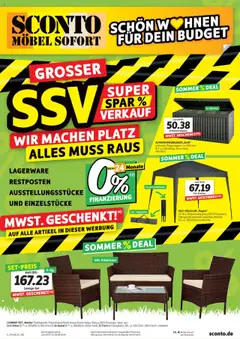 Vorschau von dem Prospekt des Geschäftes Sconto, gültig ab dem 19.07.2025