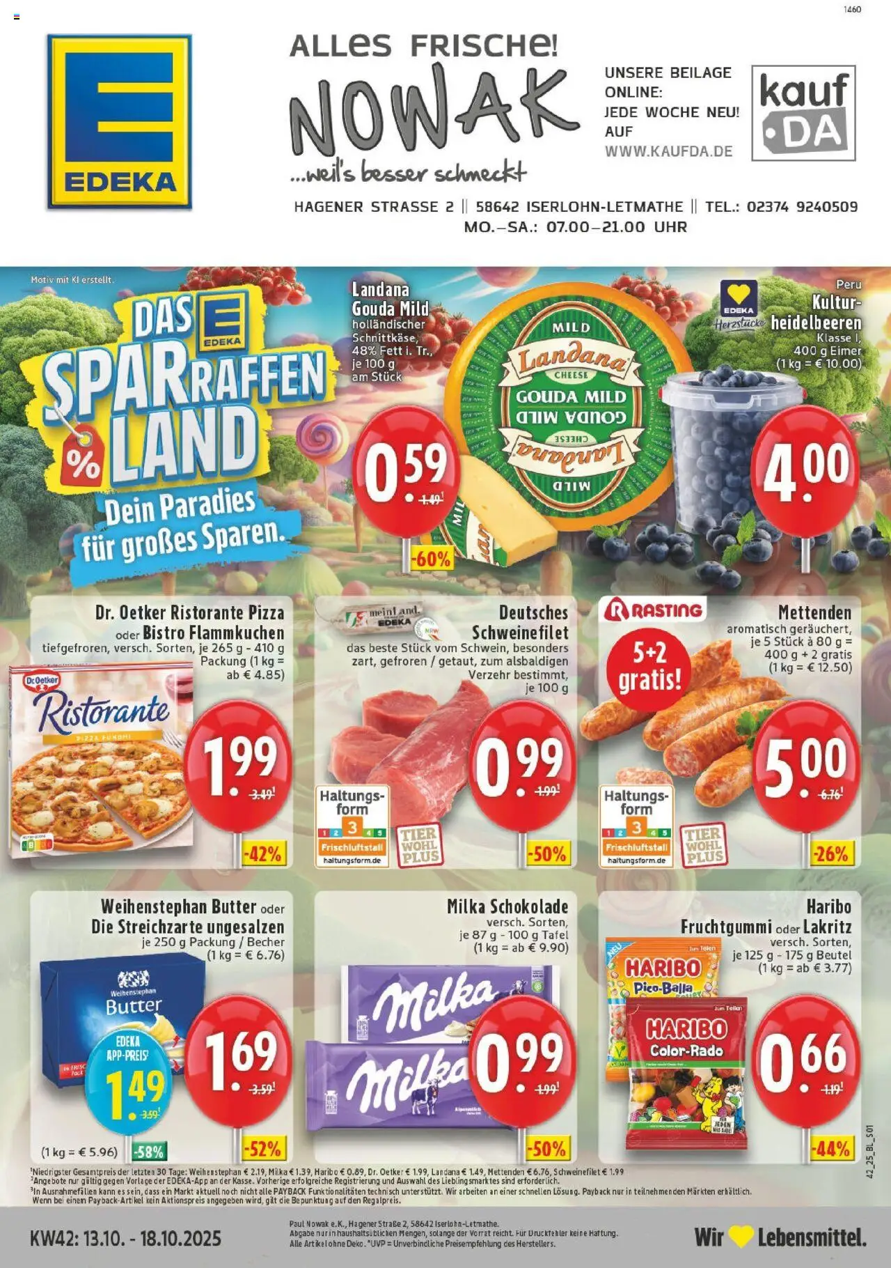 EDEKA Prospekt ab 13.10.2025 - Prospekt Iserlohn-Letmathe Online