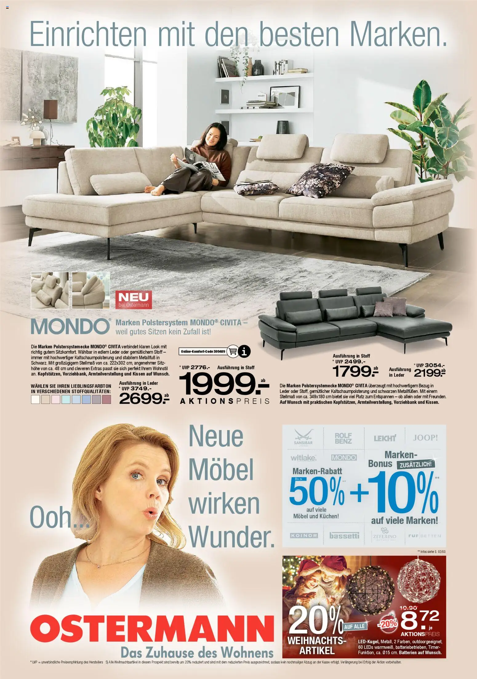 Vorschau von dem Prospekt des Geschäftes Ostermann, gültig ab dem 17.11.2025