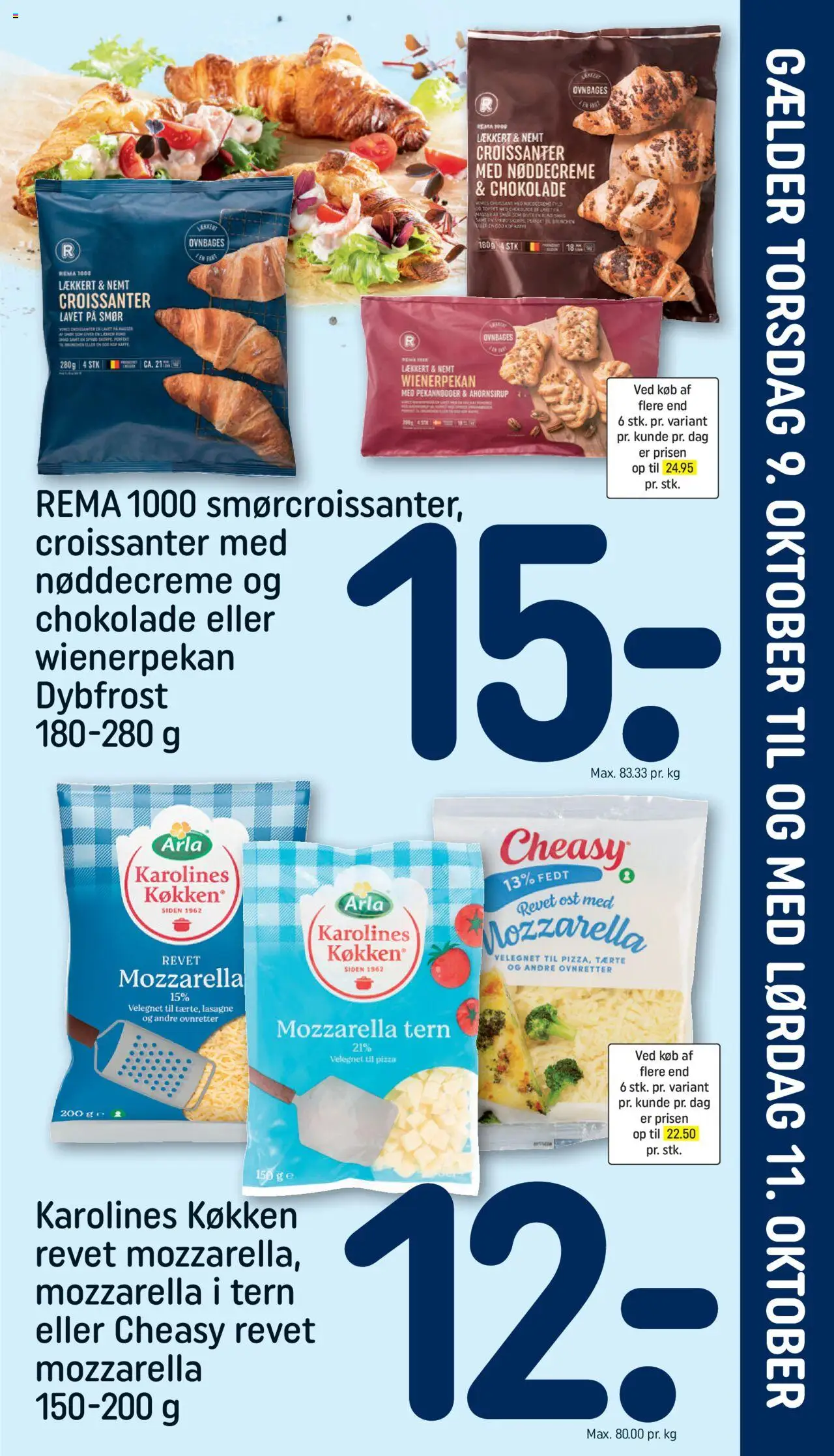 Rema 1000 tilbudsavis gyldig fra 09/10/2025 - side 1