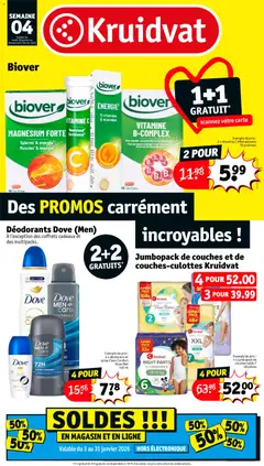 Voorbeeld van Folder de la semaine 4 van winkel Kruidvat geldig vanaf 19/01/2026