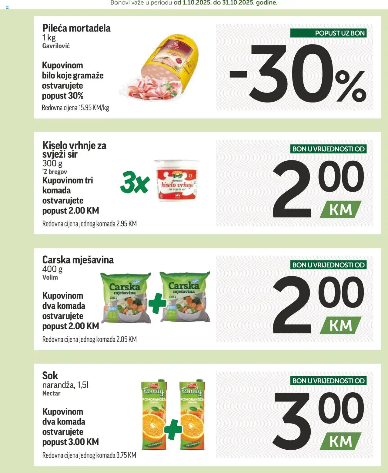 Pregled letka Katalog Super Bonbonjera trgovine Crvena jabuka vrijedi od 2025.10.01