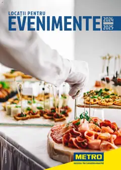 Previzualizarea de cataloage: Metro Catalog - Ghid Locații pentru Evenimente valabil de la 09.05.2024