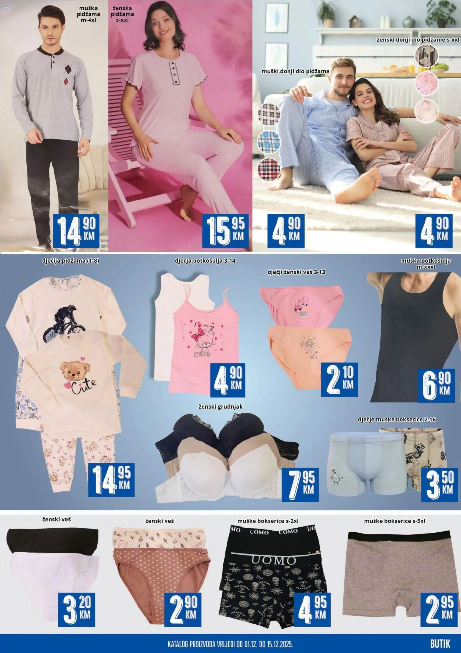 Pregled letka Katalog trgovine Prodex vrijedi od 2025.12.01