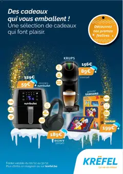 Voorbeeld van Publicité van winkel Krëfel geldig vanaf 02/12/2025