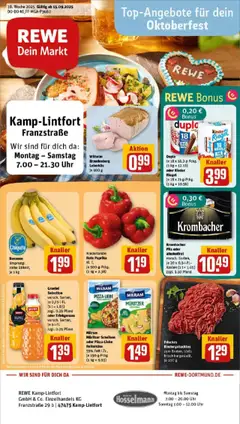 Vorschau von dem Prospekt des Geschäftes Rewe, gültig ab dem 14.09.2025