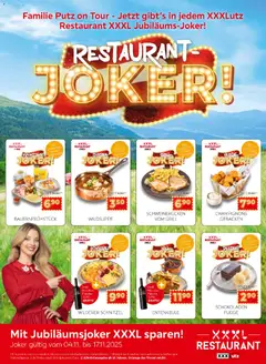 Vorschau der Angebote: XXXLutz Restaurant - Joker gültig ab 04.11.2025