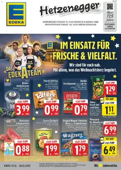 Vorschau von dem Prospekt des Geschäftes Edeka, gültig ab dem 01.12.2025