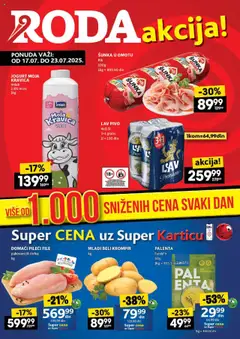 Pregled Roda kataloga - važi od 17.07.2025