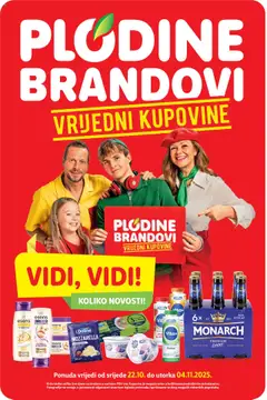 Pregled letka Katalog trgovine Plodine vrijedi od 22.10.2025