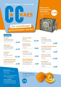 Vorschau von dem Prospekt des Geschäftes C&C, gültig ab dem 01.12.2025