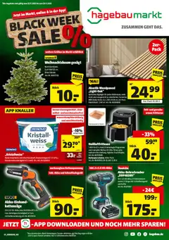 Vorschau von dem Prospekt des Geschäftes Hagebau, gültig ab dem 22.11.2025