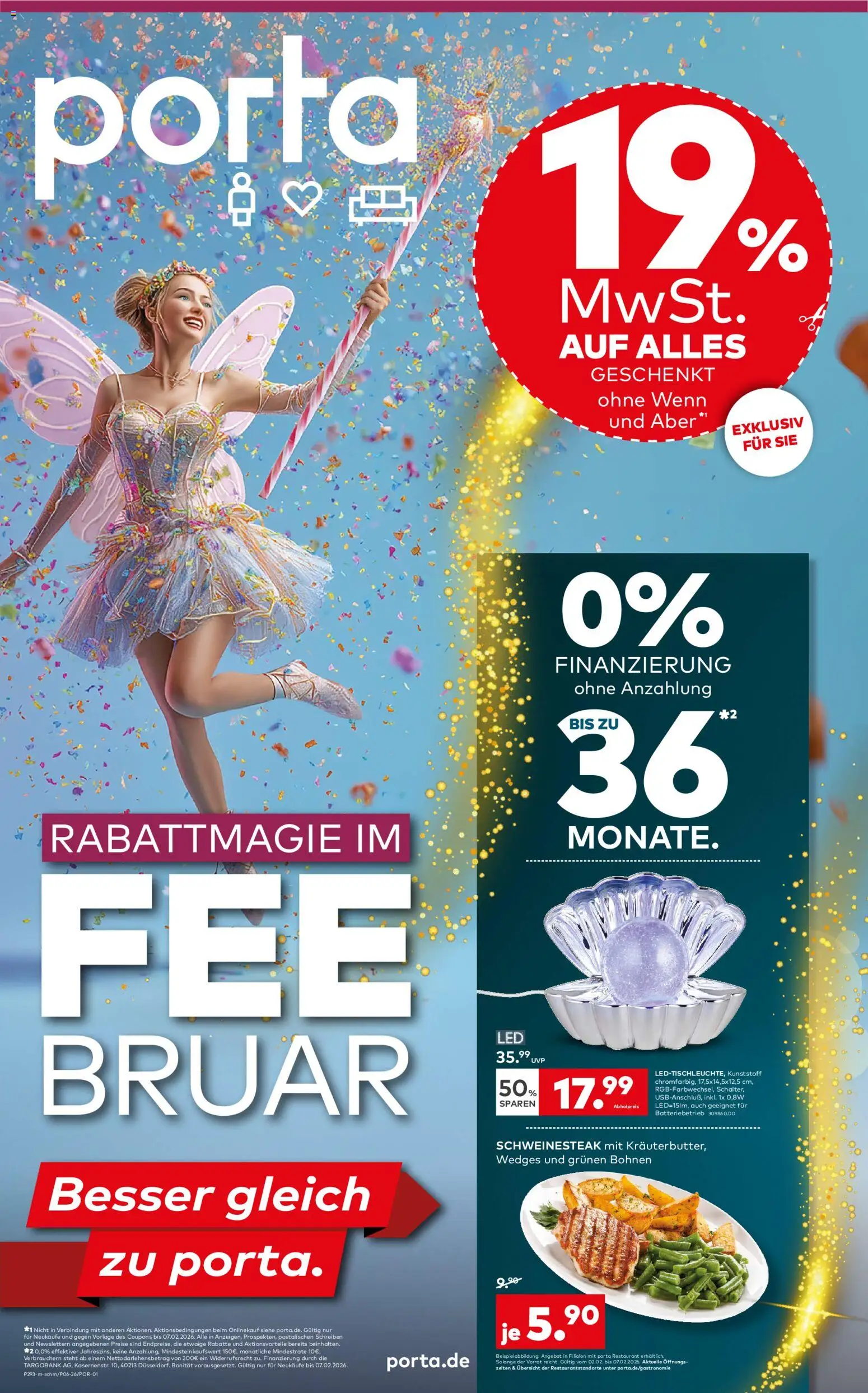 Vorschau von dem Prospekt des Geschäftes Porta!, gültig ab dem 01.02.2026