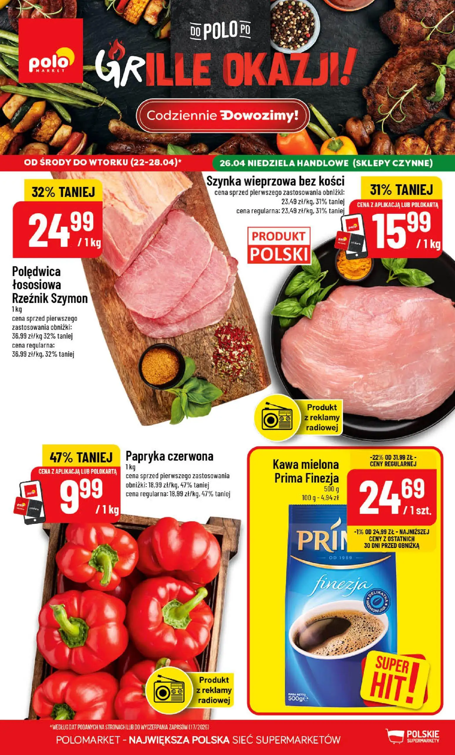 Pogląd gazetki "POLOmarket gazetka" ze sklepu POLOmarket ważnej od 22.04.2026