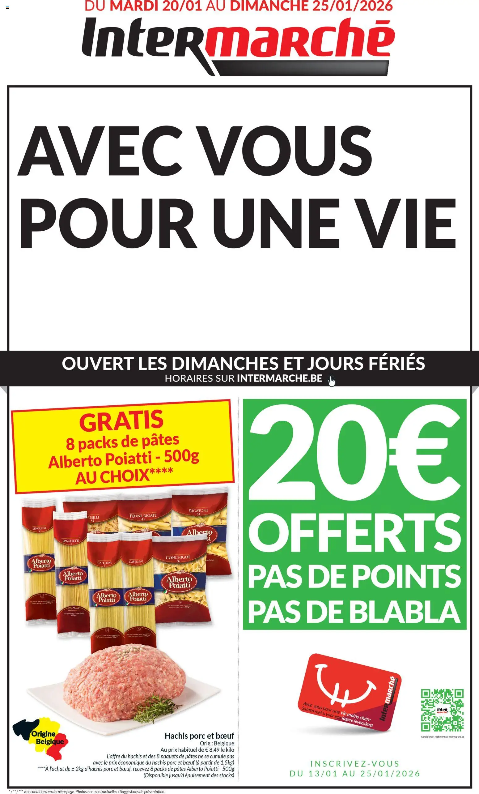 Voorbeeld van Folder de la semaine 4 van winkel Intermarché geldig vanaf 20/01/2026