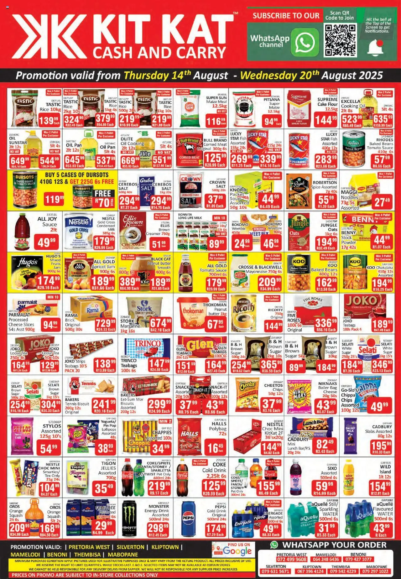 KIT KAT Cash & Carry Specials from 14/08 - 20/08/2025 > Promotions
