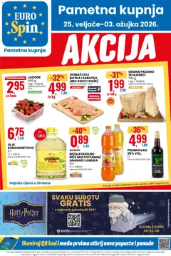 Pregled letka Katalog trgovine Eurospin vrijedi od 25.02.2026