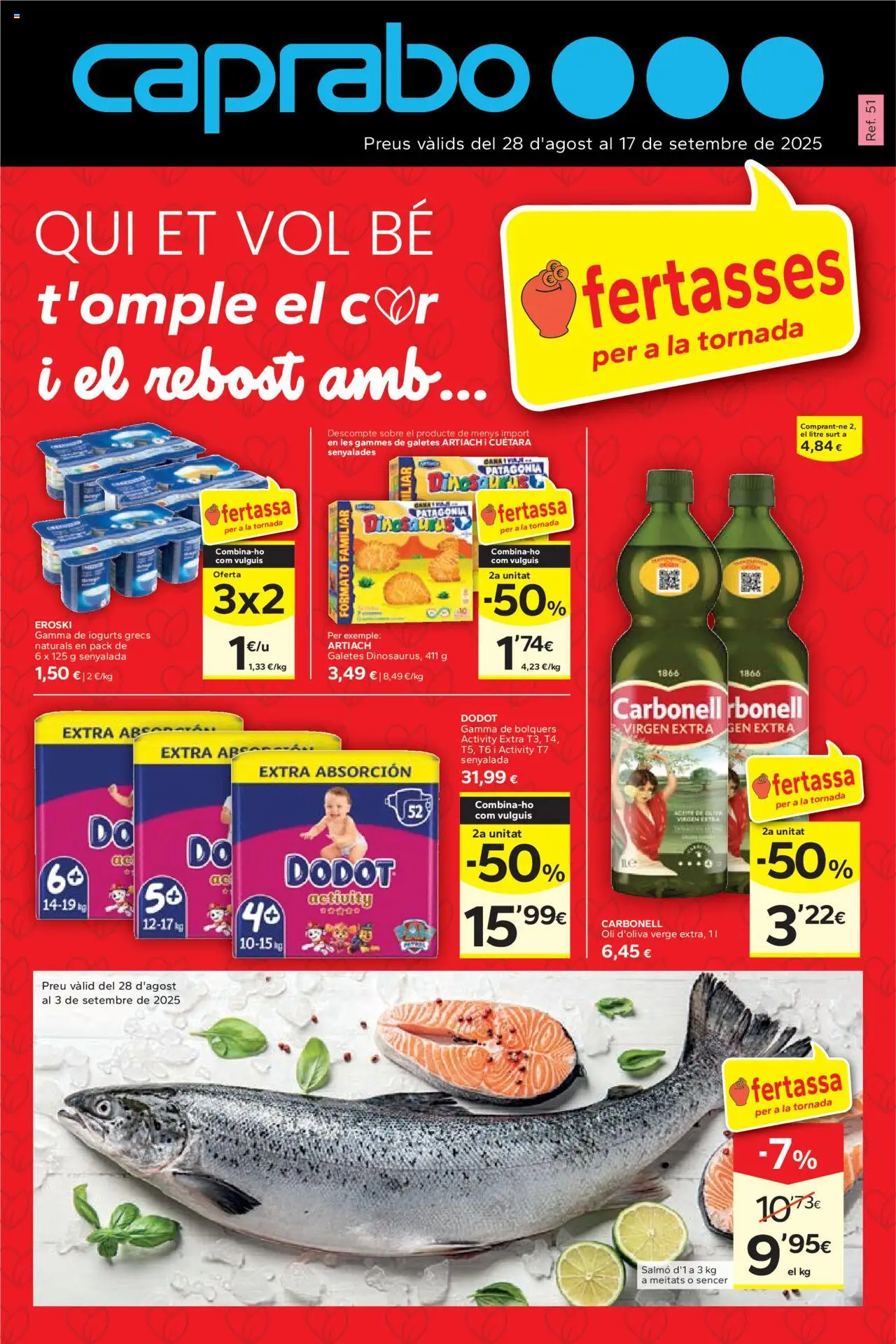 Caprabo Provincia de Barcelona > 28/08 - 17/09/2025 > Ofertas