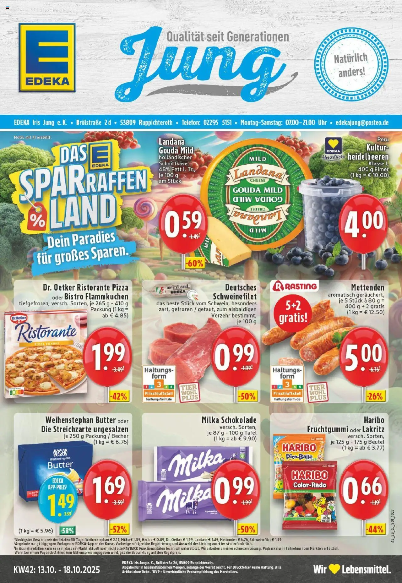 EDEKA Prospekt ab 13.10.2025 - Prospekt Ruppichteroth Online