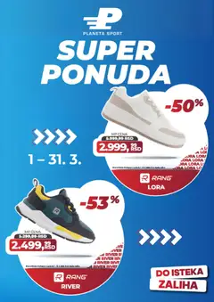 Pregled Planeta Sport kataloga - važi od 01.03.2026