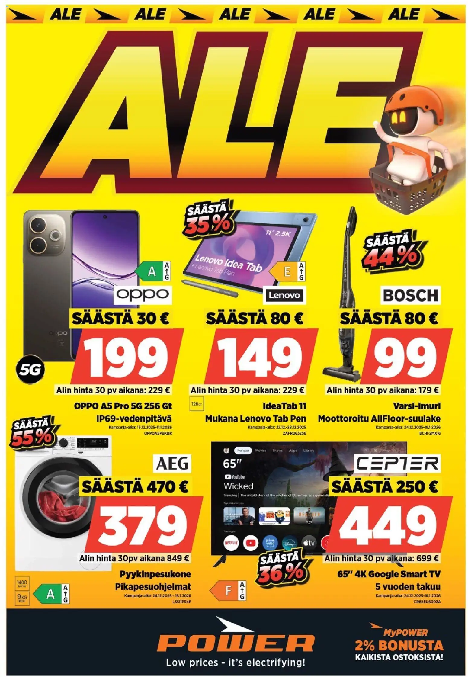 Kaupan Power Tarjoukset esikatselu, voimassa 24/12/2025