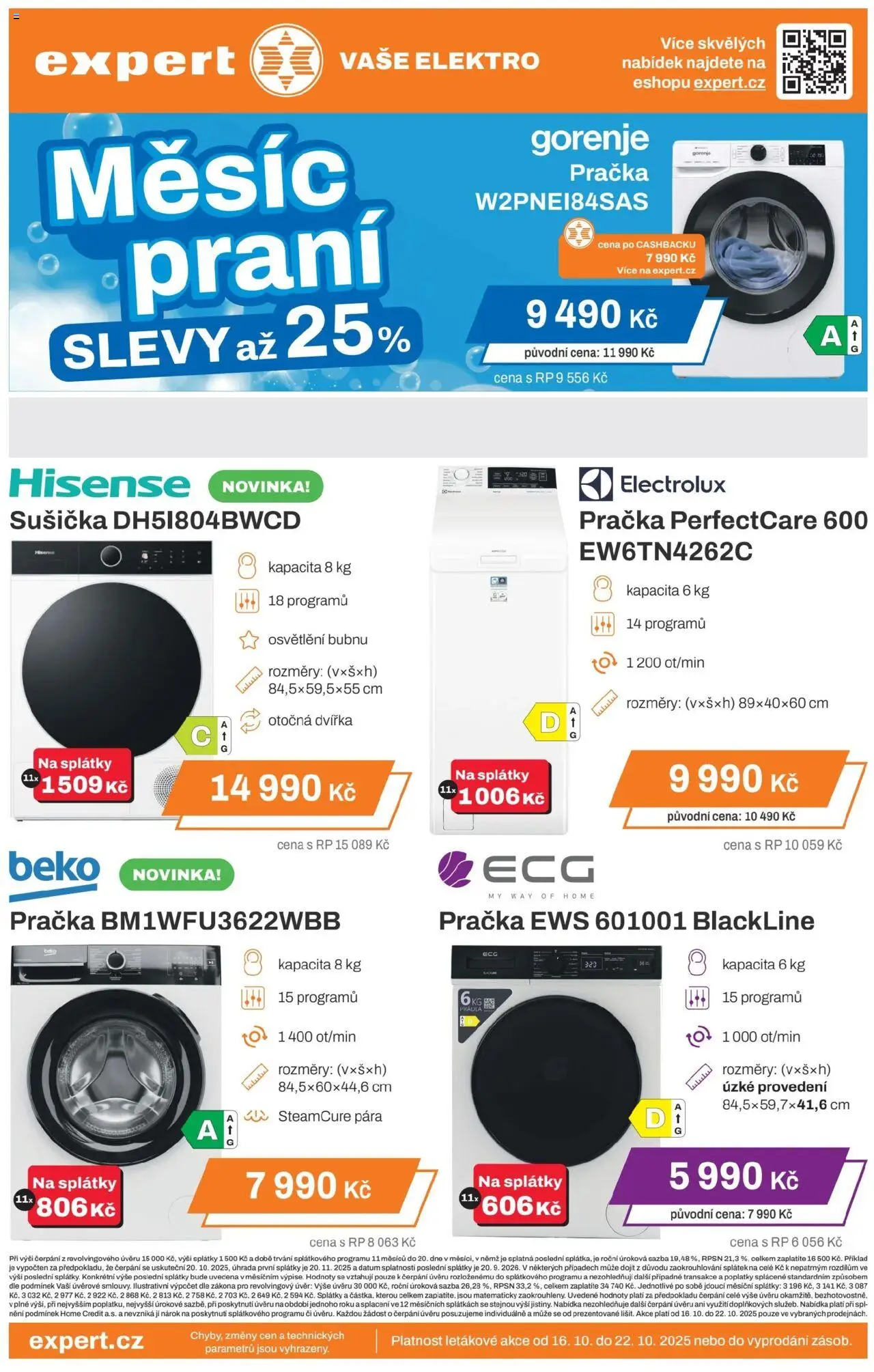  Expert elektro Leták (16.10.2025 - 22.10.2025)
