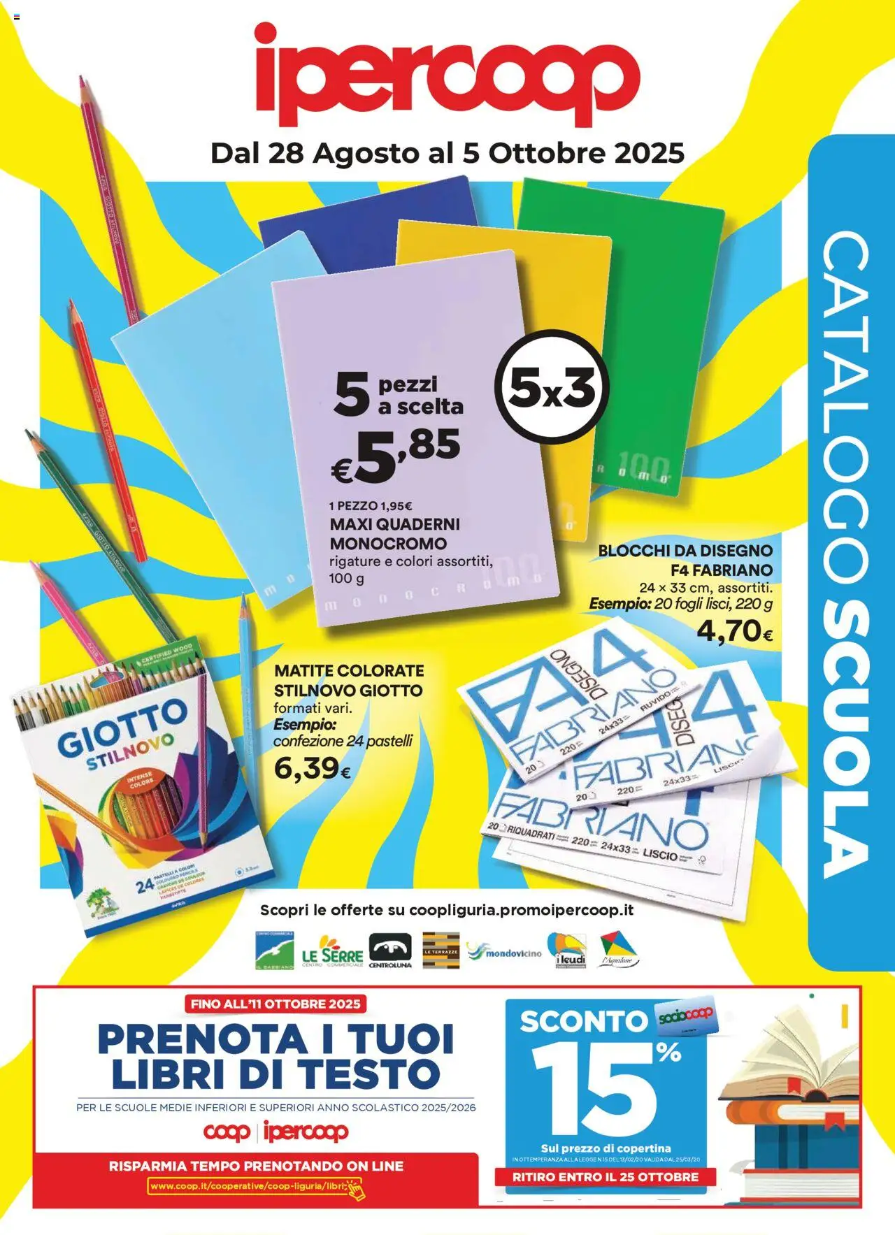 Volantino Ipercoop valido da 28/08/2025 numero di pagina 1