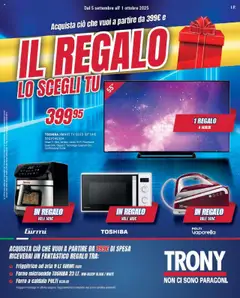 Anteprima dell'opuscolo Volantino Calabria dal negozio Trony valido da 05/09/2025