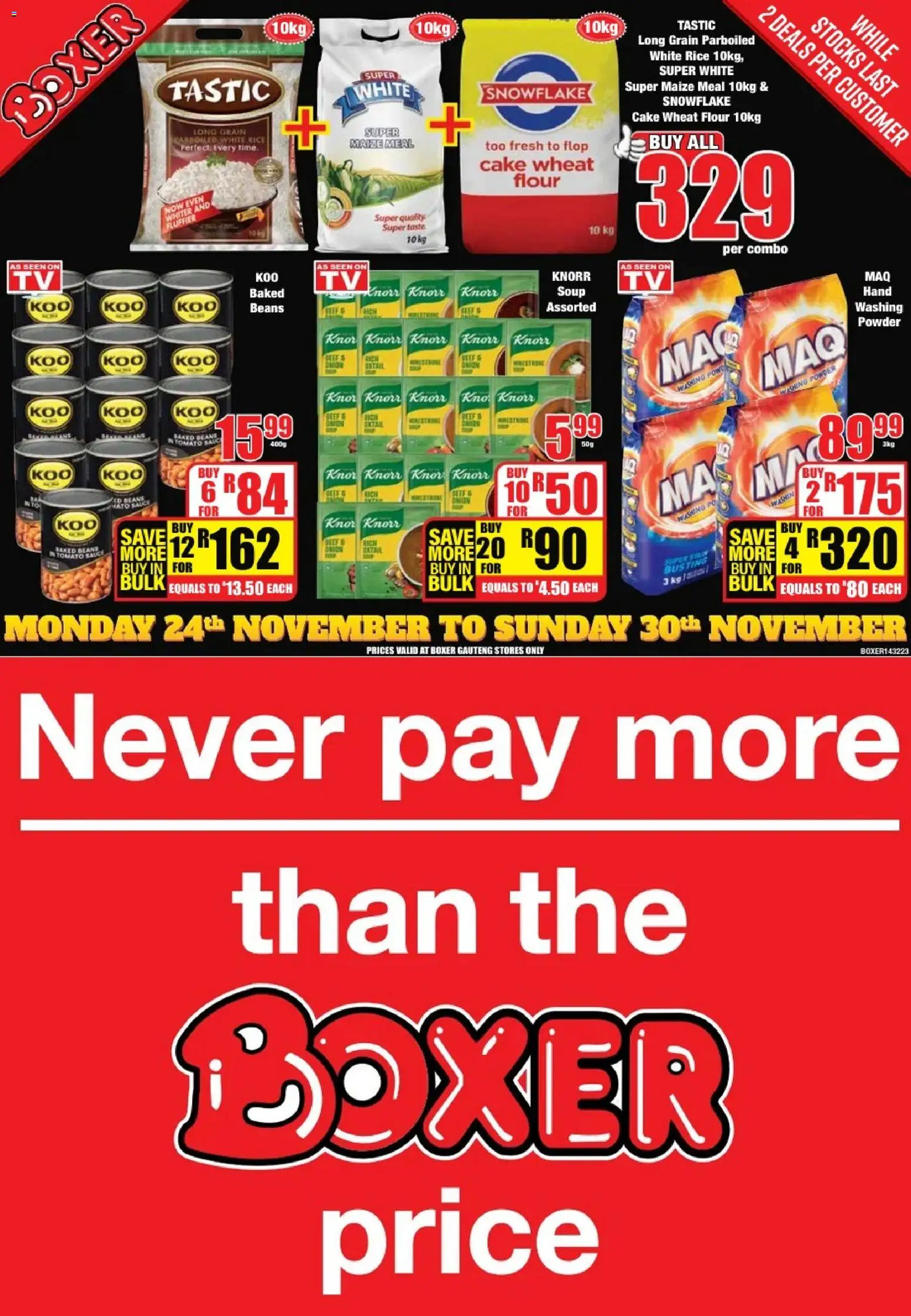 Preview of Boxer flyer valid from 24/11/2025