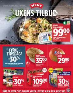 Forhåndsvis Kundeavis fra butikk Meny gyldig fra 22/09/2025