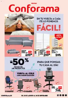 Vista previa del folleto de la tienda Conforama válido desde el 28/08/2025 