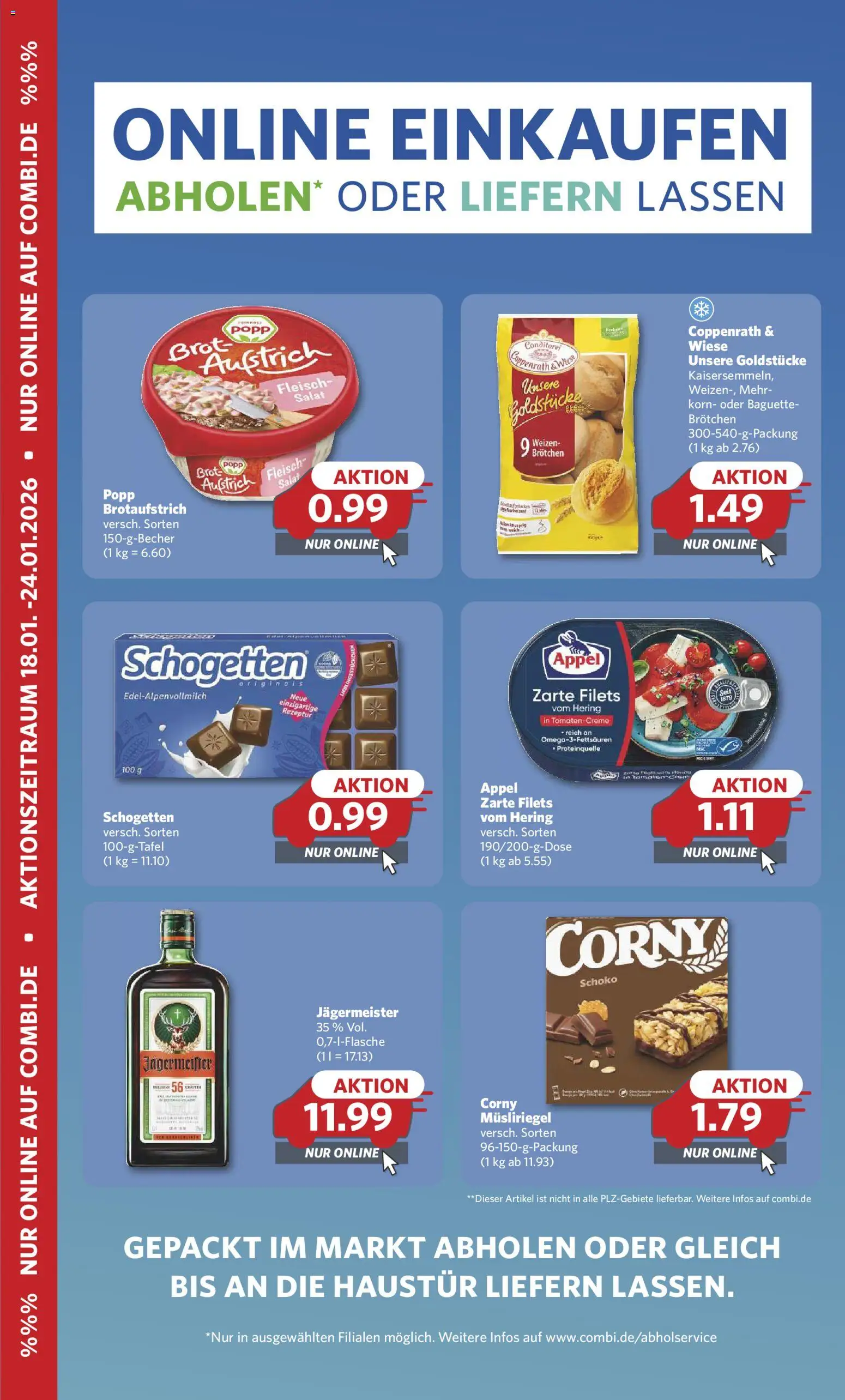 Vorschau von dem Prospekt des Geschäftes Combi, gültig ab dem 17.01.2026