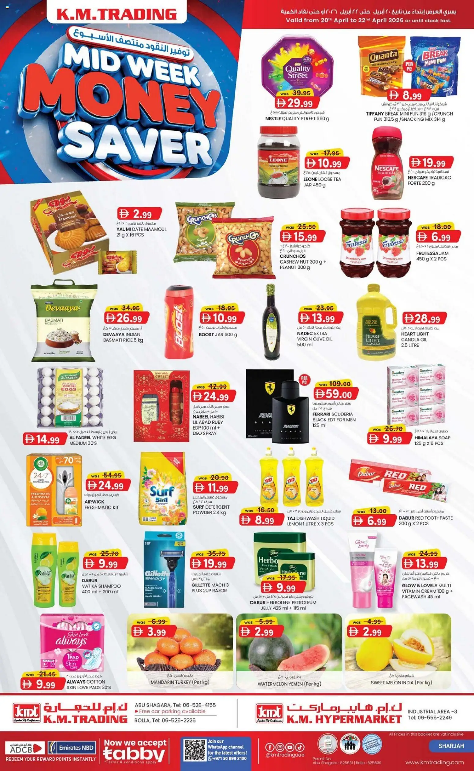 Preview of the catalogue KM Trading mid week money saver of store KM Trading valid from 20 Apr, 2026