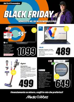 Anteprima dell'opuscolo Black Friday dal negozio Media World valido da 12/11/2025