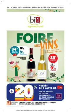 Prévisualisation de Catalogue foire aux vins du magasin bi1 formulaire valide 22/09/2025