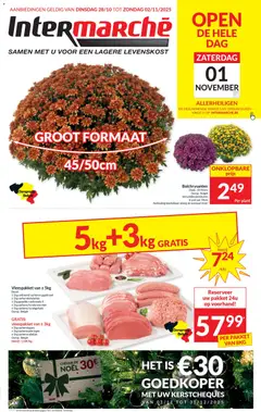Voorbeeld van Folder week 44 van winkel Intermarché geldig vanaf 28/10/2025