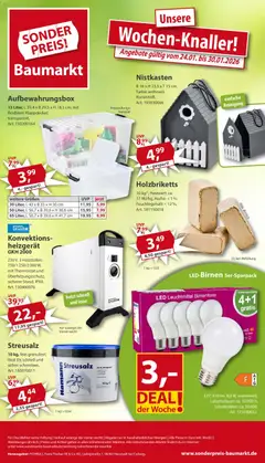 Vorschau von dem Prospekt des Geschäftes Sonderpreis Baumarkt, gültig ab dem 24.01.2026