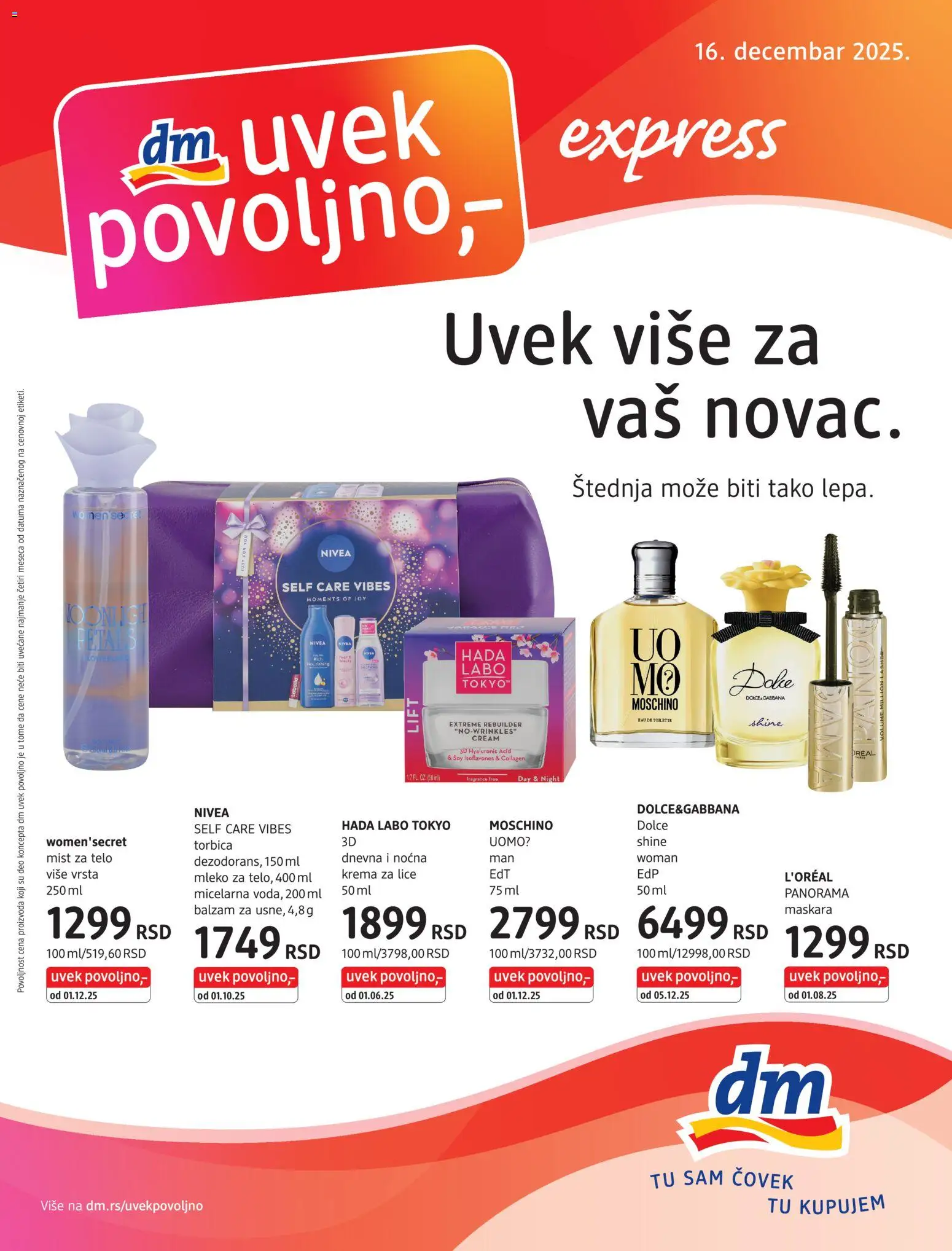Pregled DM Drogerie kataloga - važi od 01.12.2025