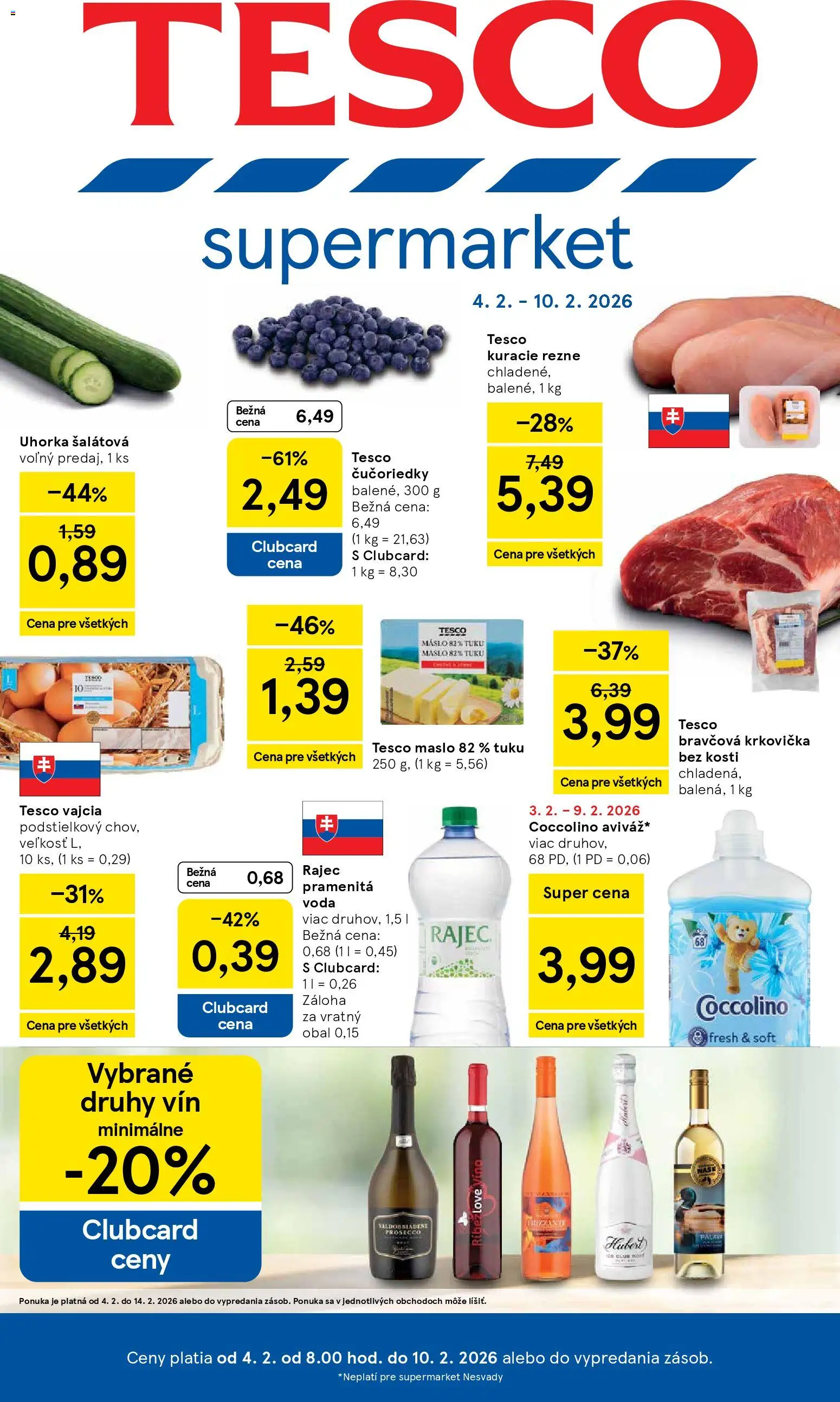 Náhľad Tesco letáku platného od 04.02.2026