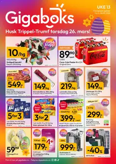 Forhåndsvis Gigaboks kundeavis fra butikk Gigaboks gyldig fra 23/03/2026