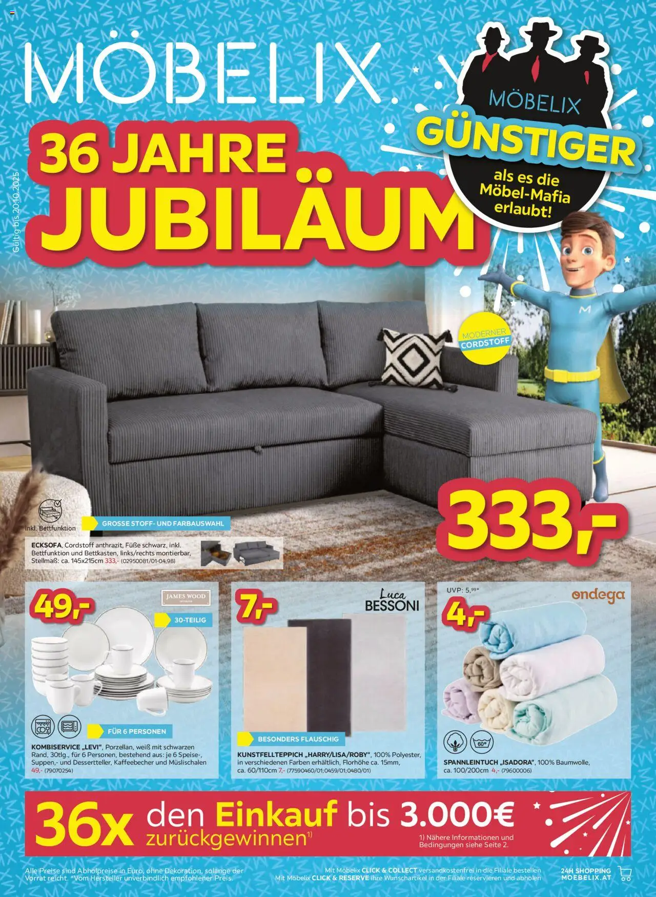  Möbelix 30 Jahre Jubiläums ab (14.10.2025 - 20.10.2025) - Seite 1