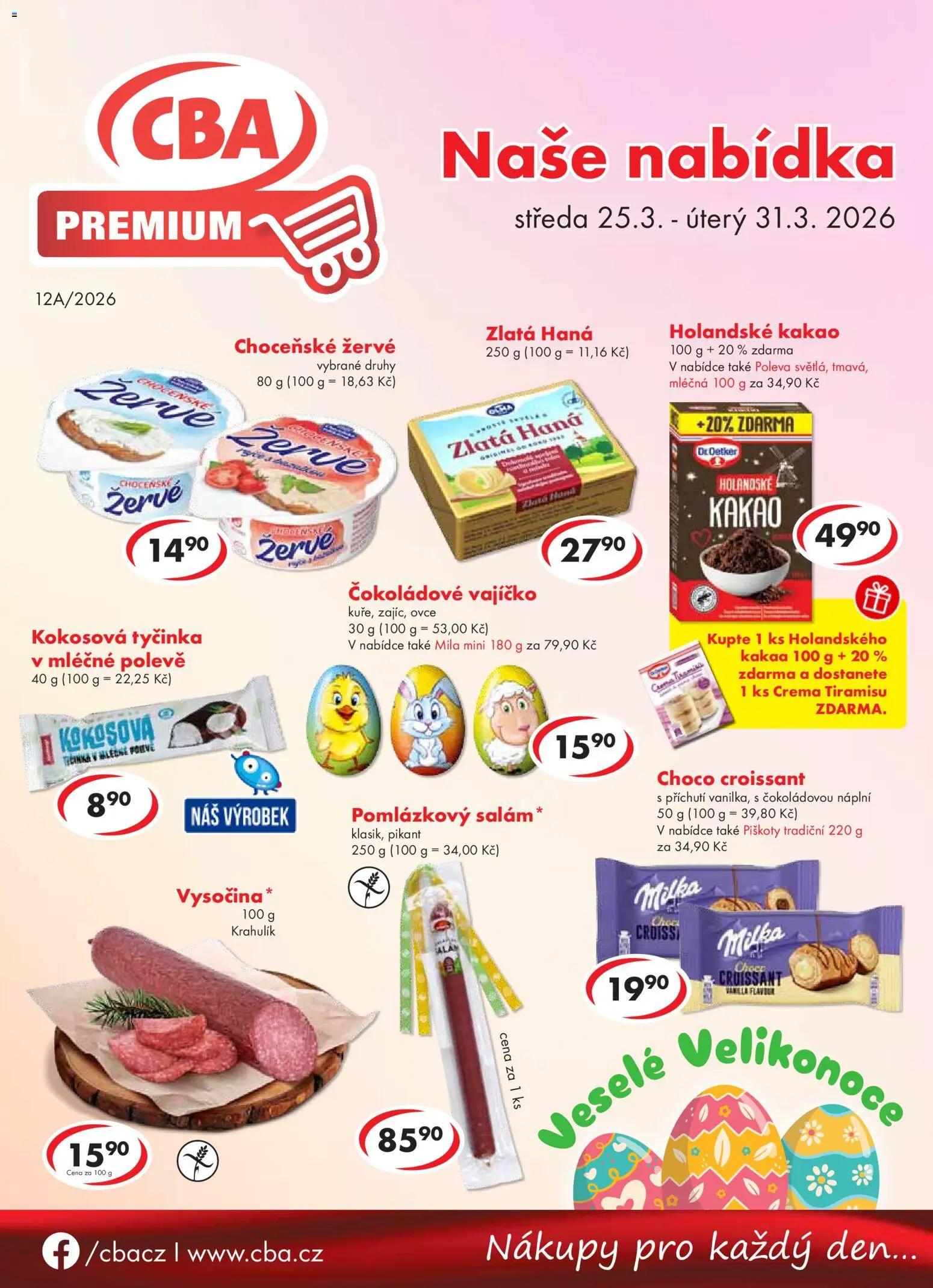 Náhled nabídky: CBA CBA leták - Premium platný od 25.03.2026