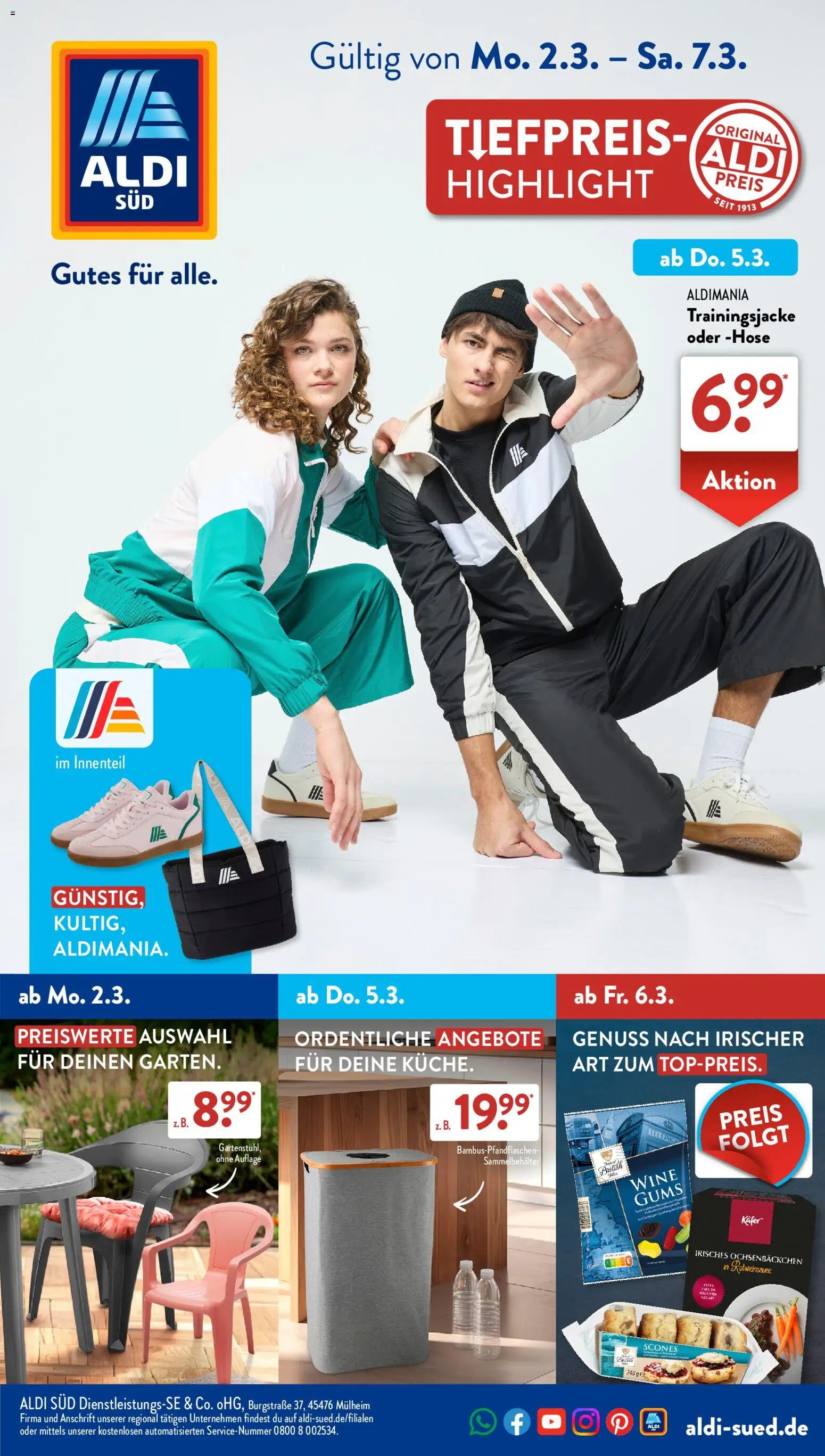 Vorschau von dem Prospekt des Geschäftes Aldi Süd, gültig ab dem 02.03.2026