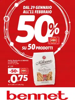 Anteprima dell'opuscolo Attuale volantino dal negozio bennet valido da 29/01/2026