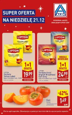 Pogląd gazetki "Tylko w niedzielę" ze sklepu Aldi ważnej od 21.12.2025