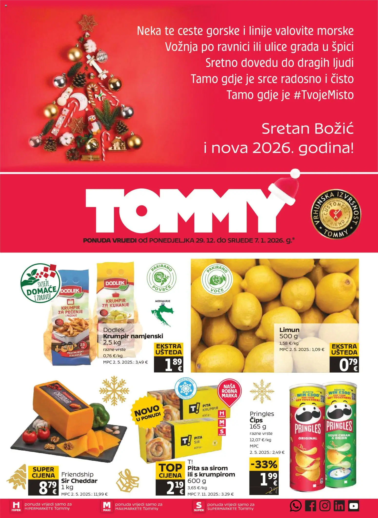 Pregled letka Katalog trgovine Tommy vrijedi od 29.12.2025