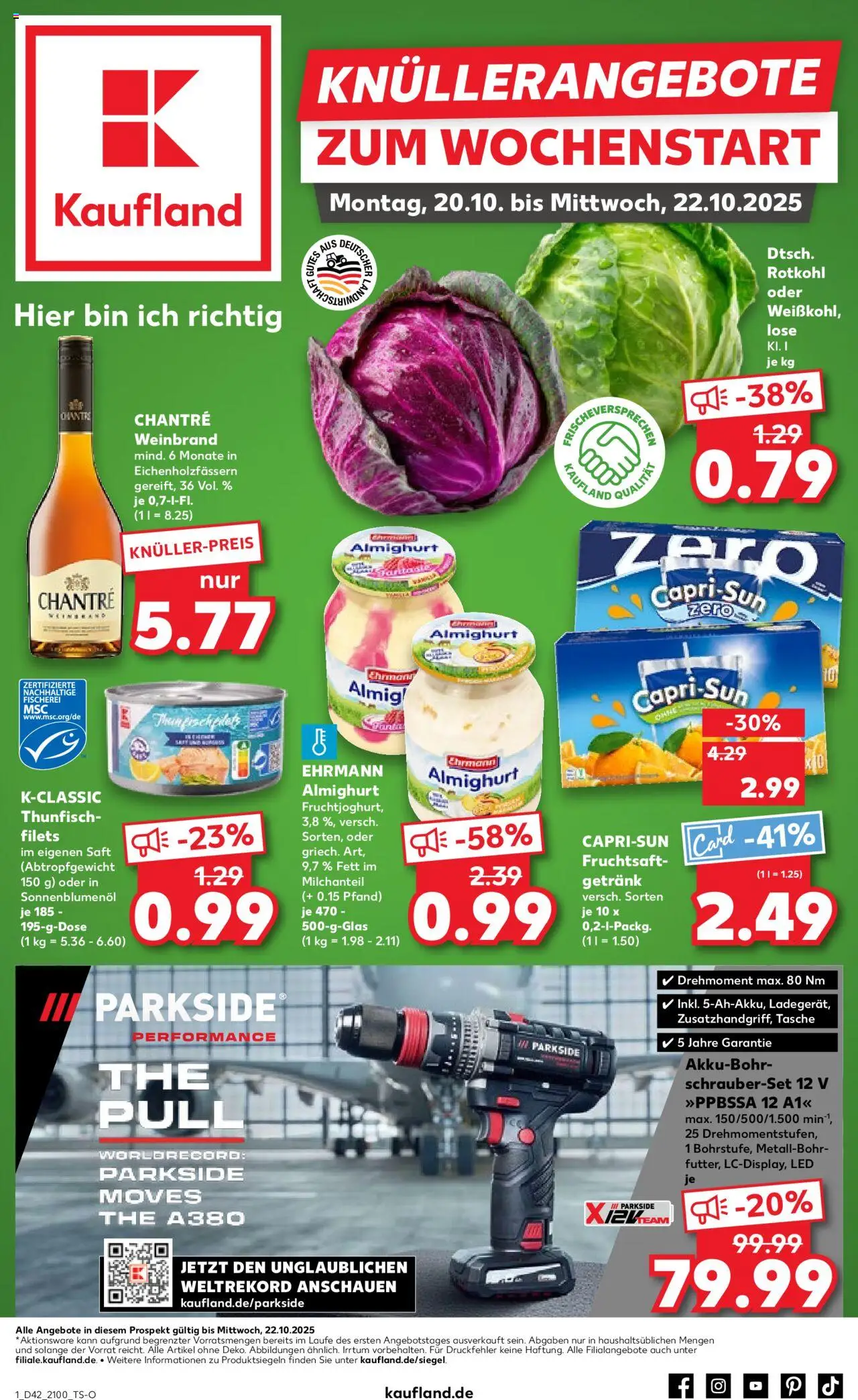 Kaufland DE shop DE Folder geldig vanaf 19-10-2025 - Paginanummer 1